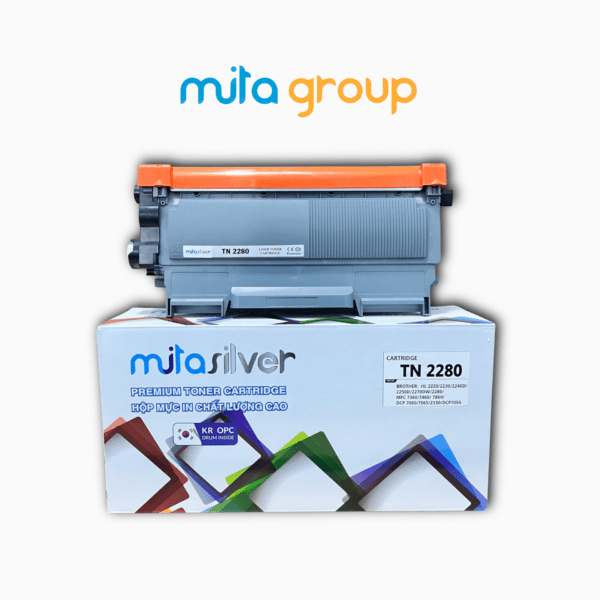 Hộp mực in Mita Silver TN 2260/2280 Dòng máy Brother sử dụng TN2260/2280