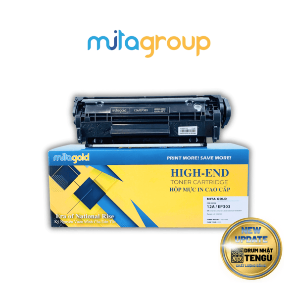 Hộp mực in 12A EP303 Mita Gold New cụm Drum TENGU Nhật Bản Chất Lượng Bền Bỉ Mita Group