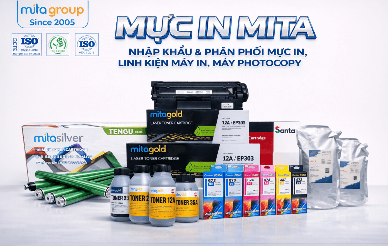 Nhập khẩu và phân phối mực in, linh kiện máy in, máy photocopy
