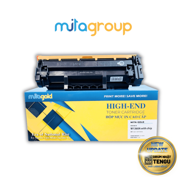 Hộp mực máy in 136A (W1360A) Mita Gold New cụm Drum TENGU Nhật Bản Chất Lượng Bền Bỉ Mita Group