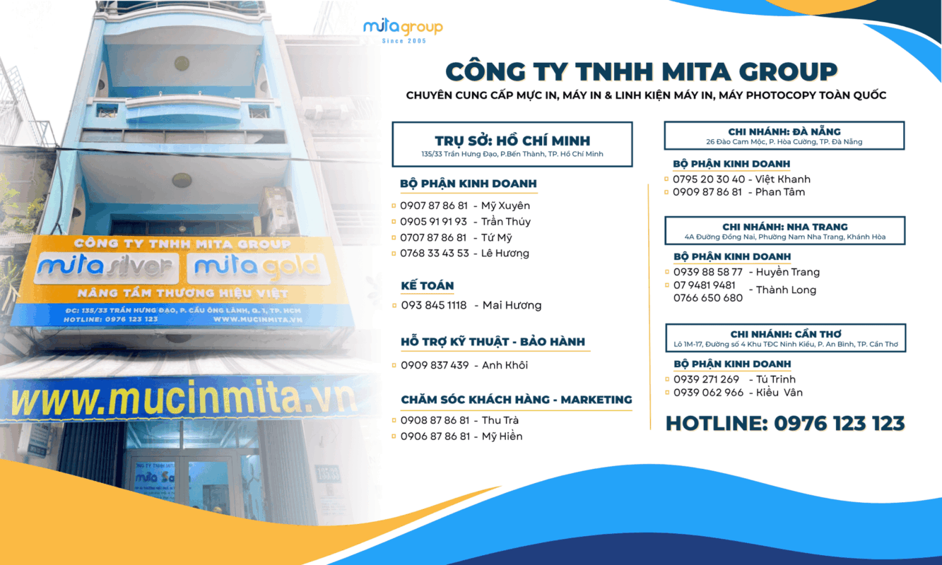 Thông tin liên hệ công ty Mita Group