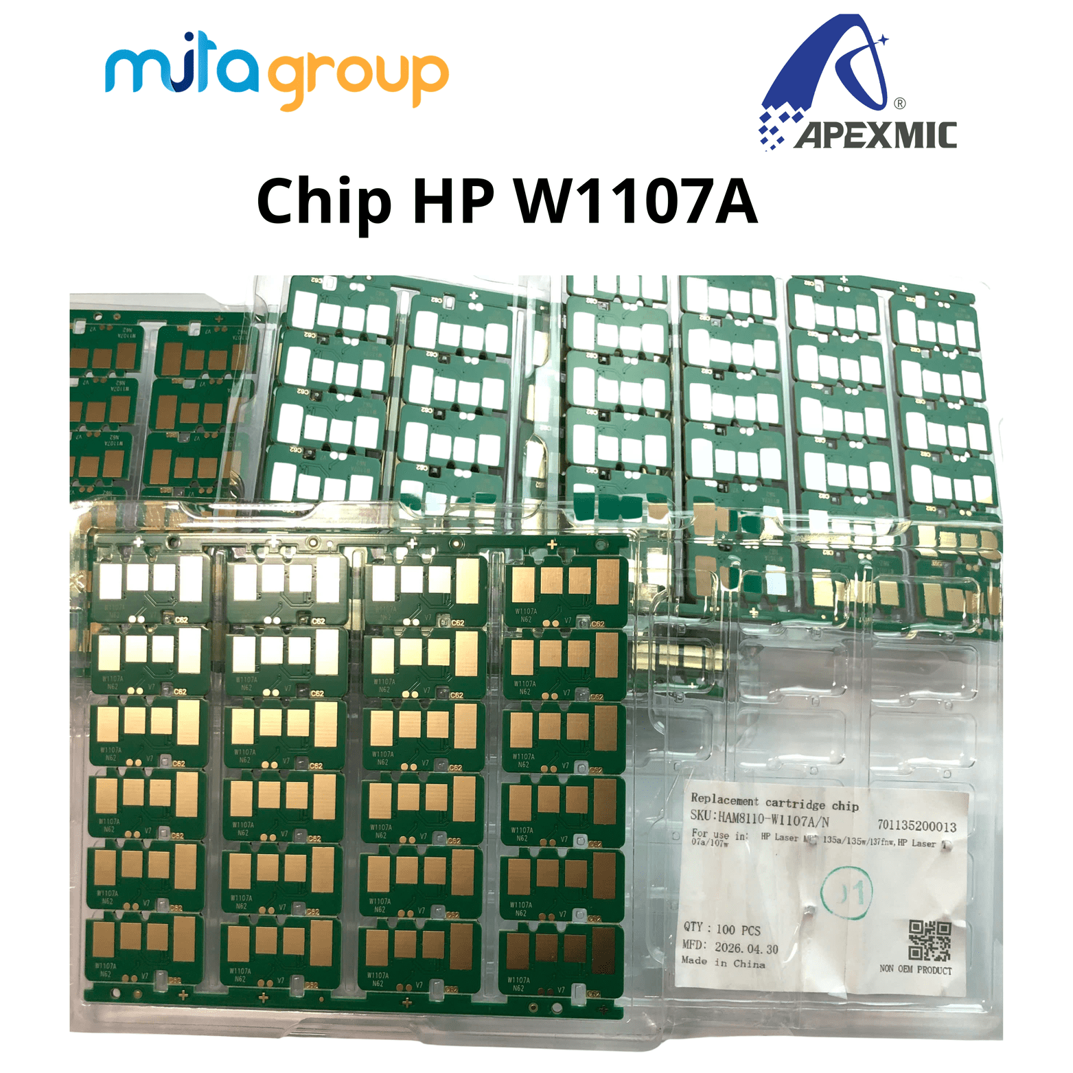 Chip HP W1107A