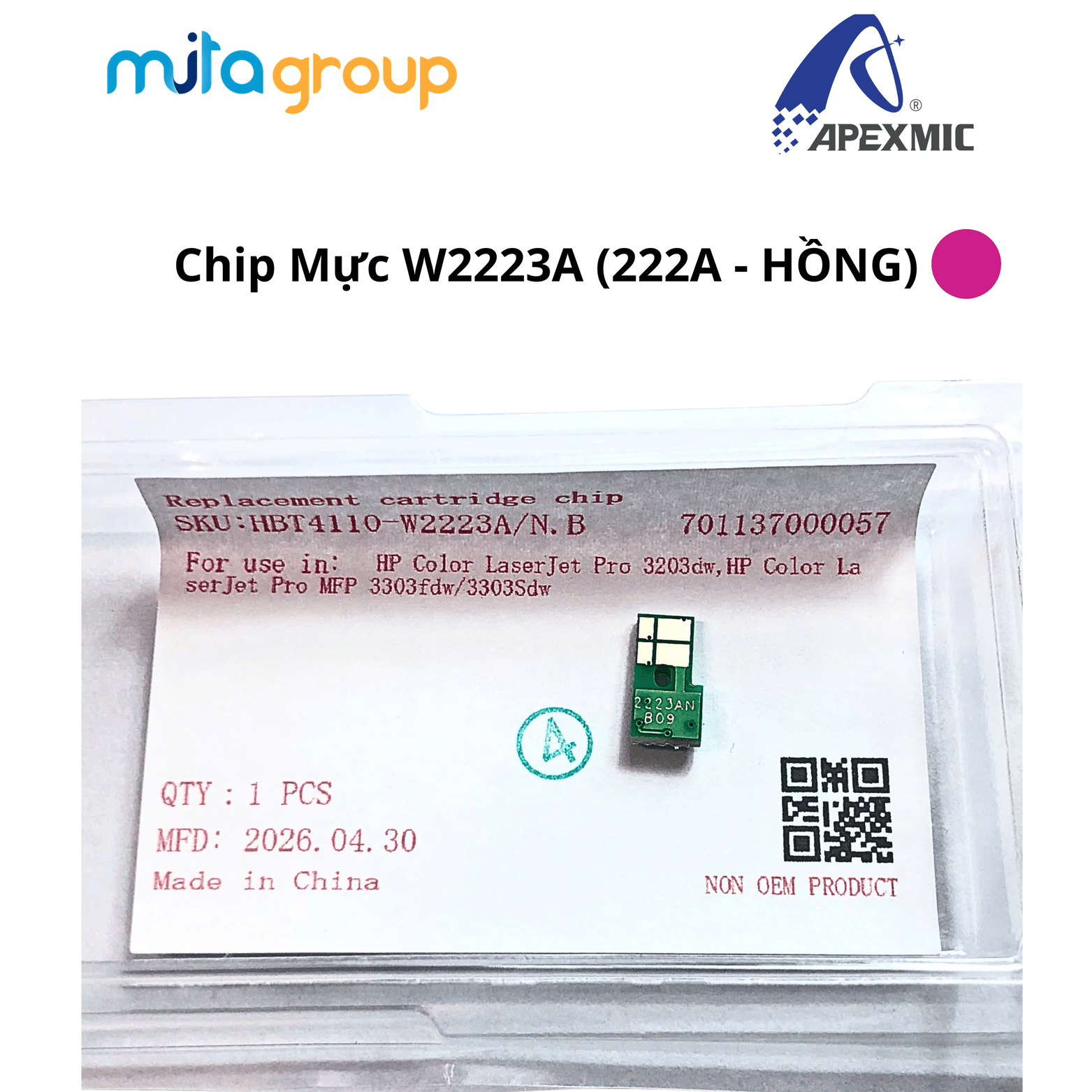 CHIP MỰC 222A