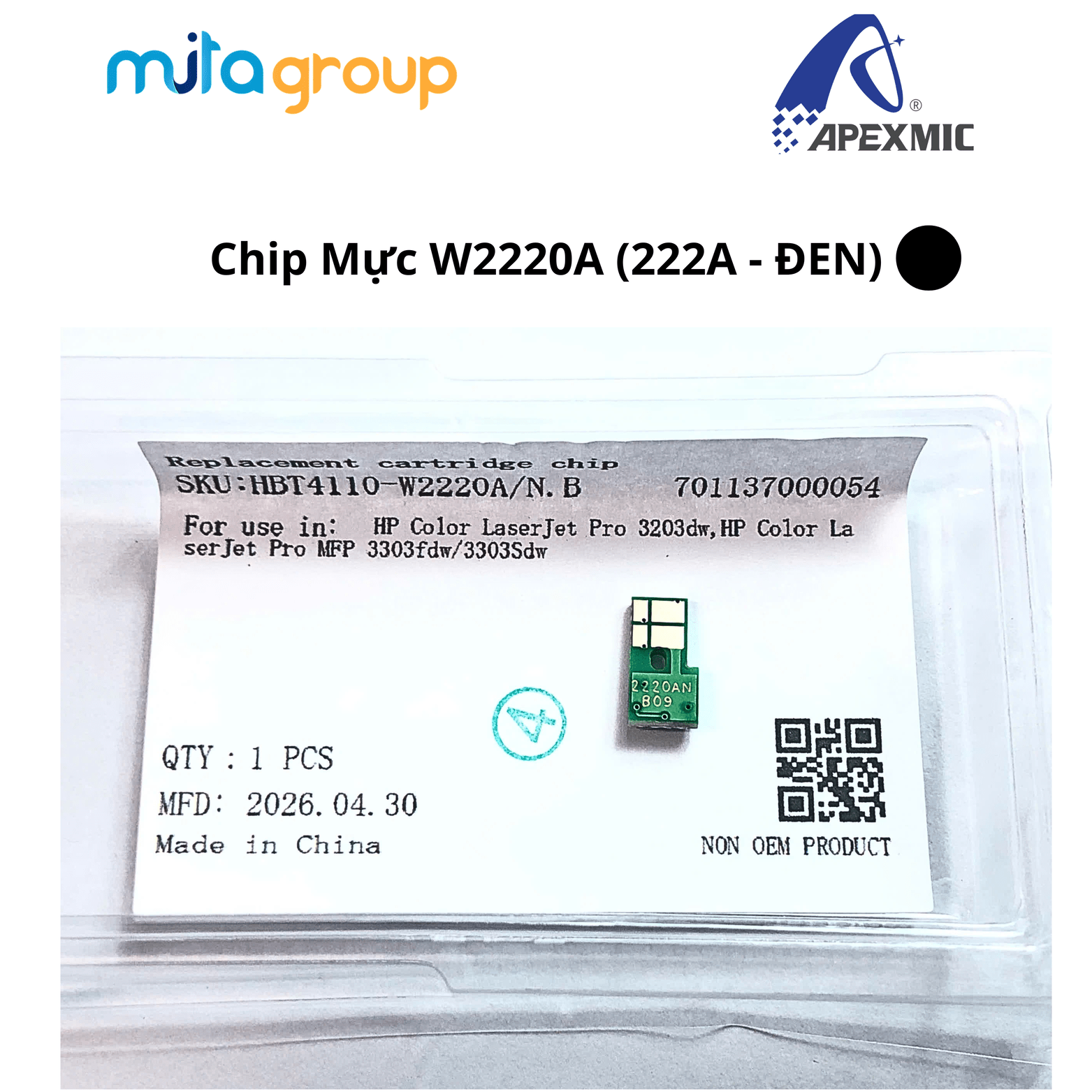 CHIP MỰC 222A