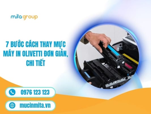 7 Bước Cách Thay Mực Máy In Olivetti Đơn Giản, Chi Tiết