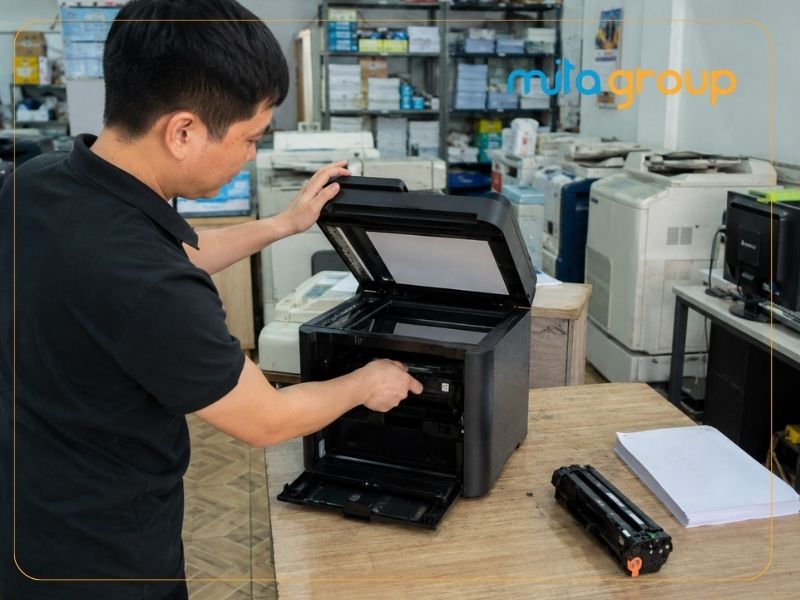 Hướng dẫn sử dụng máy in Canon MF215 để in tài liệu