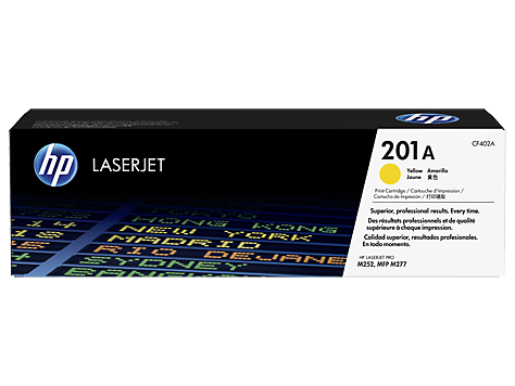 Mực In Laser màu HP 201A Yellow Original LaserJet Toner Cartridge (CF402A)