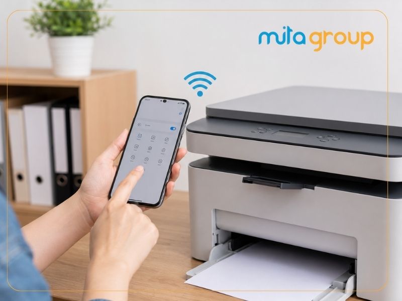 Cách kết nối máy in với điện thoại Samsung bằng WiFi