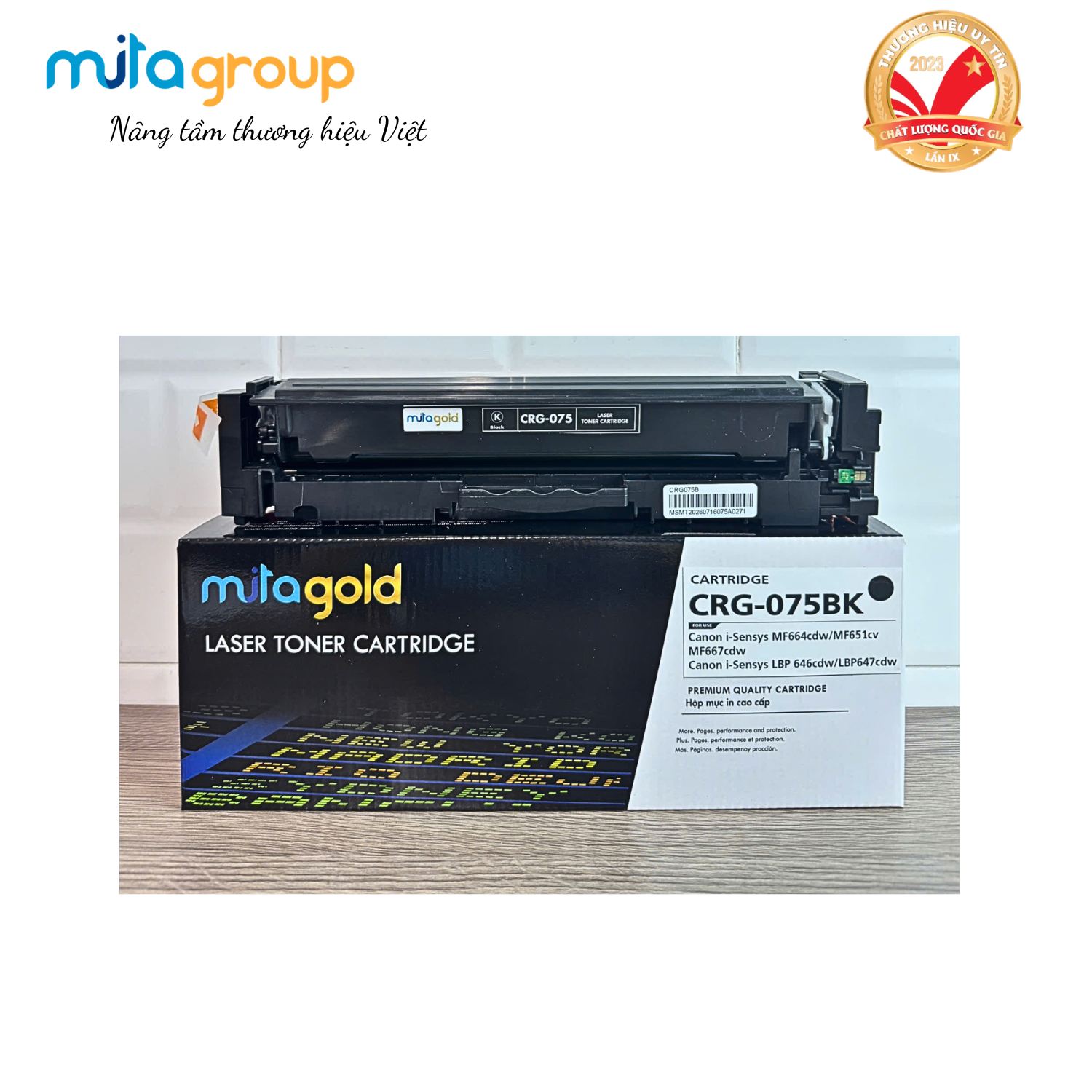 Hộp Mực Mitagold CRG-075 BK/C/Y/M