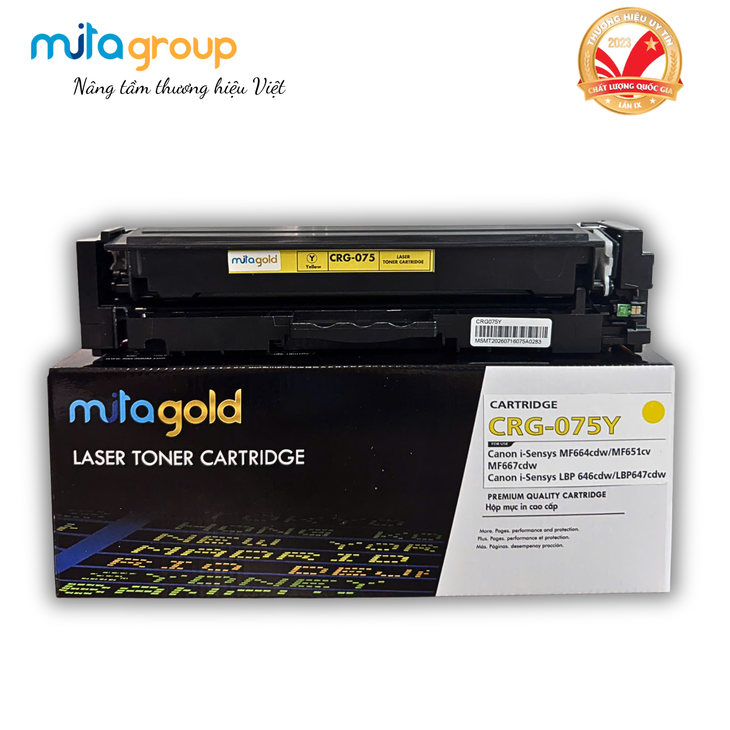 Hộp Mực Mitagold CRG-075 BK/C/Y/M