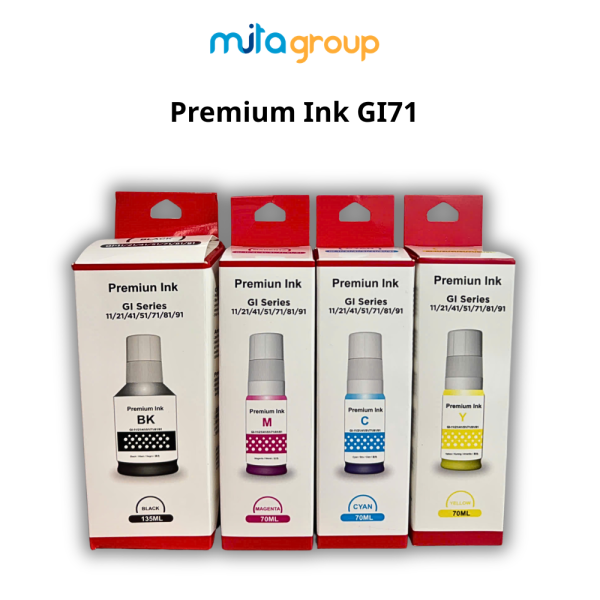 CN GI71 Dye Ink BK/C/M/Y