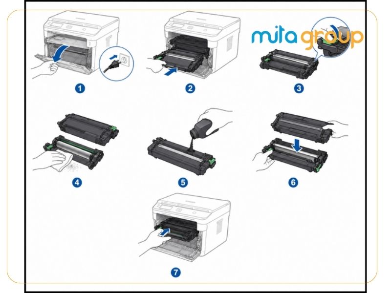 Cách đổ mực máy in Canon 2900 chi tiết từng bước
