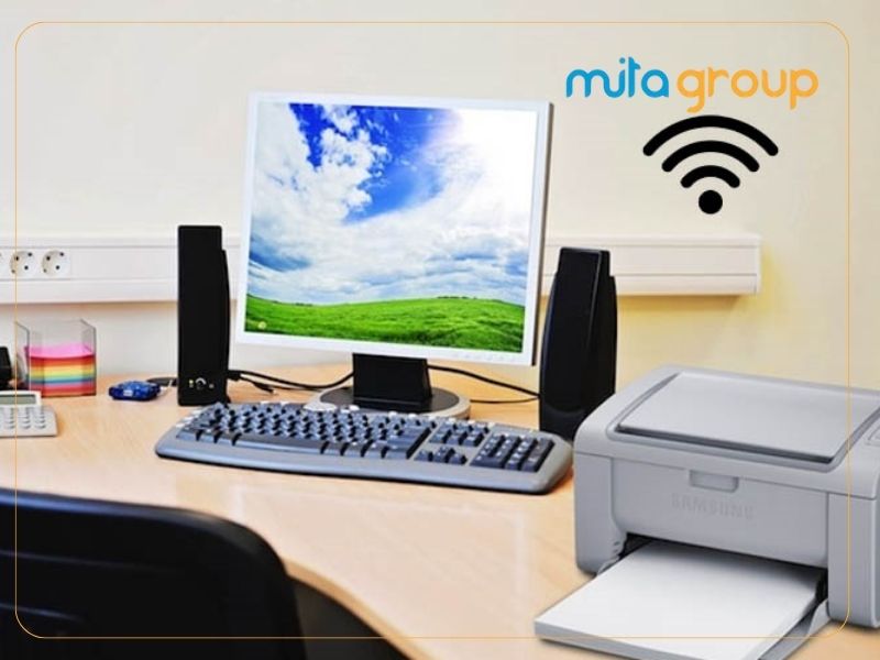 Cách 2: Kết nối máy in với PC qua WiFi