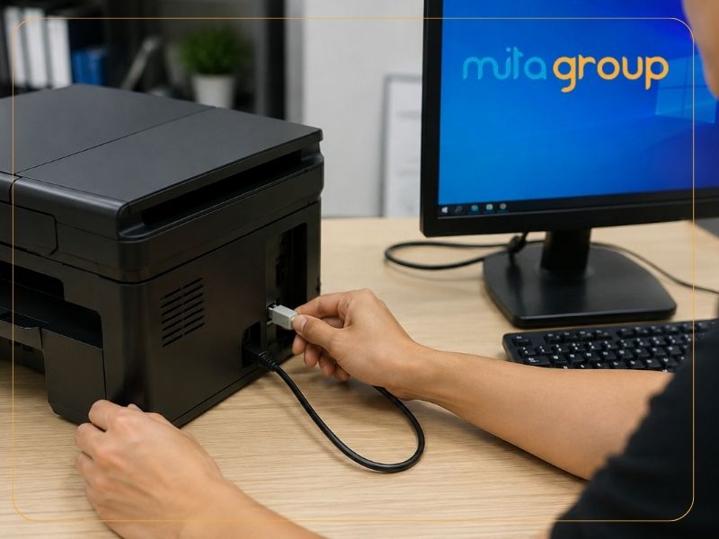 Cách kiểm tra máy in đã kết nối với PC thành công chưa