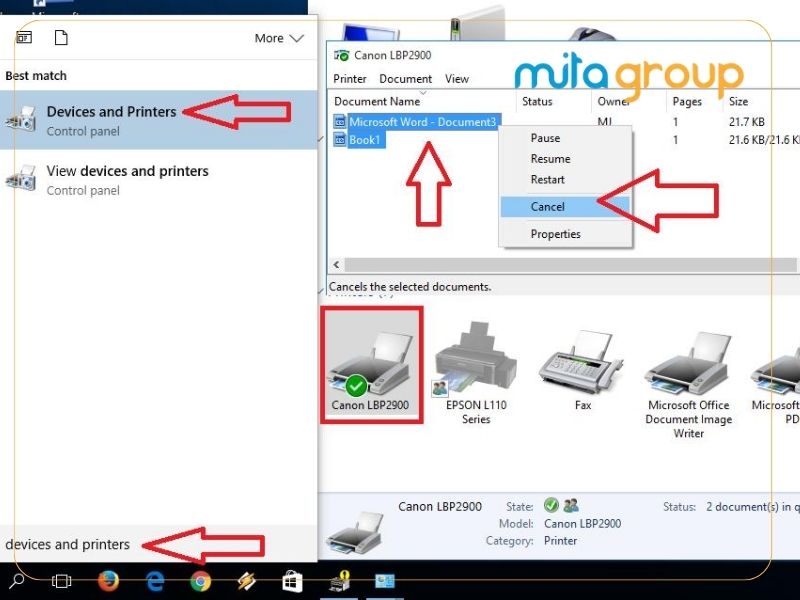 Cách khắc phục lỗi máy in Canon 2900 không in được trên Windows 10 và Windows 11