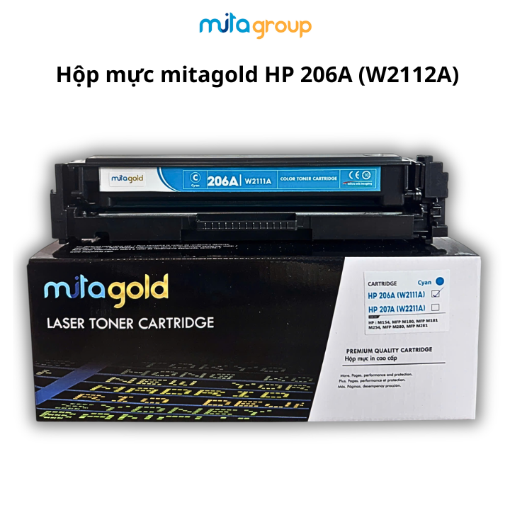 Hộp Mực Mitagold HP 206A (W2112A)