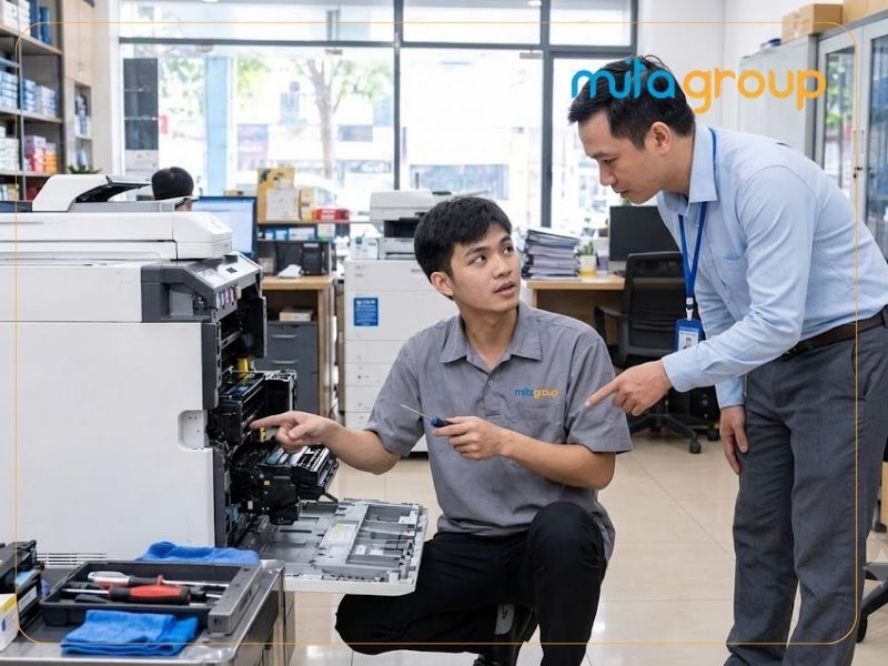 Quy trình sửa máy in tận nơi tại quận 3
