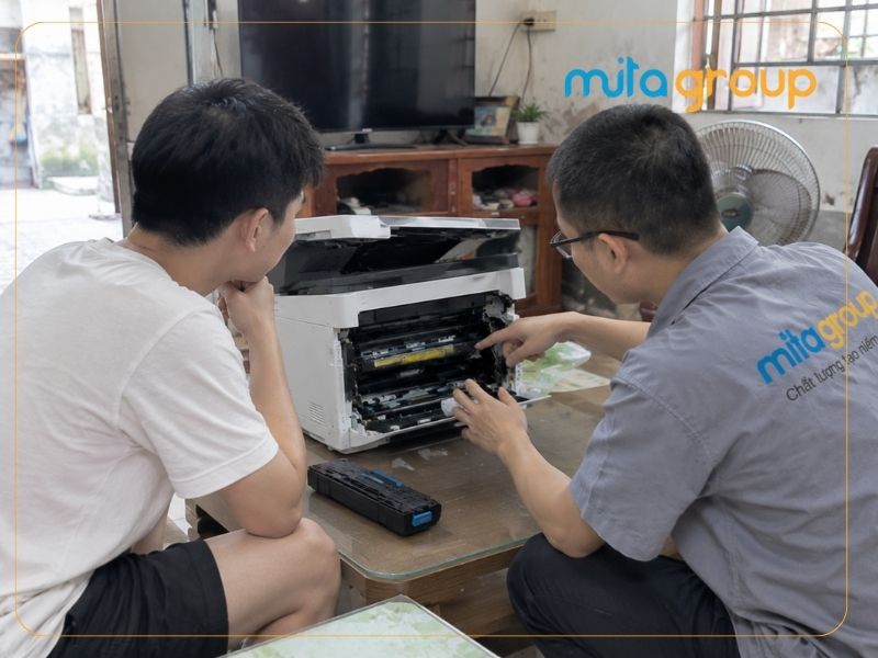 Các bước xử lý sự cố máy in tại MitaGroup
