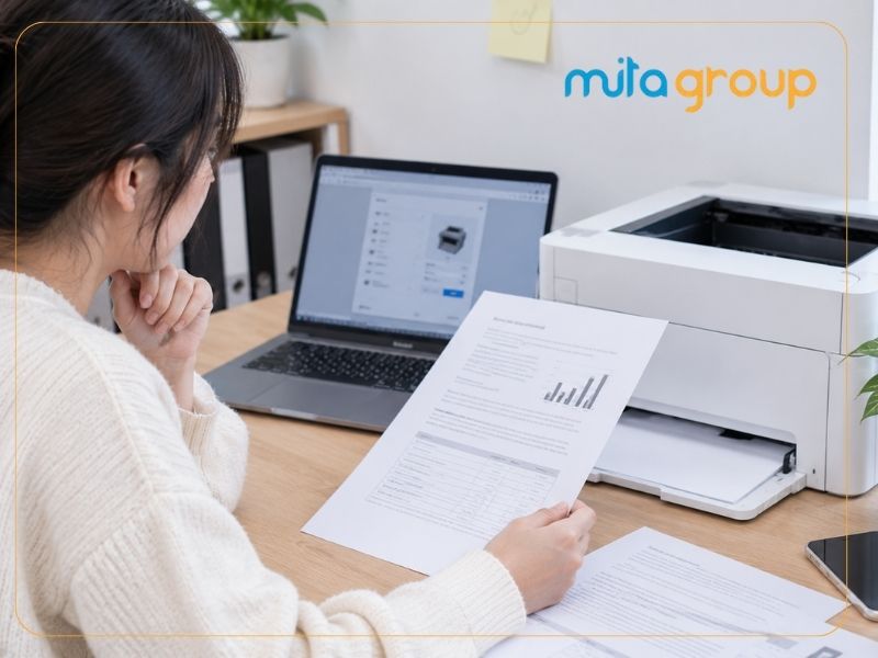 Cách khắc phục máy in bị ngắt quãng khi đang in