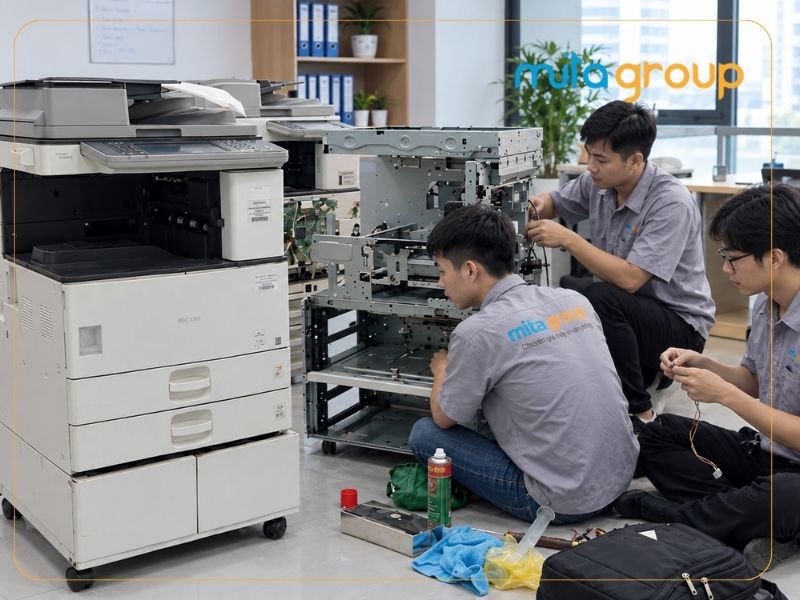 Quy trình sửa máy in chuyên nghiệp