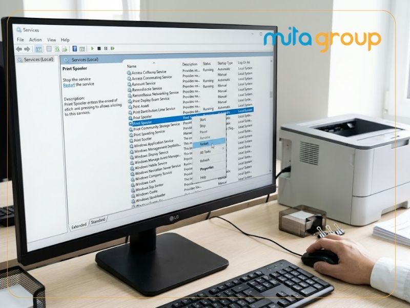 Cách khắc phục máy in bị offline nhanh chóng, đơn giản