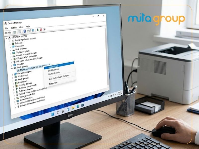 Cách khắc phục máy in bị offline nhanh chóng, đơn giản