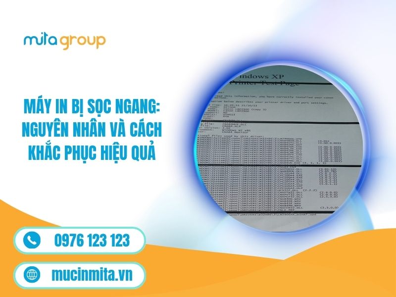 Máy In Bị Sọc Ngang: Nguyên Nhân Và Cách Khắc Phục Hiệu Quả